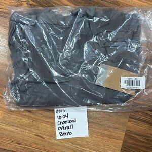 Kyte BABY Charcoal Overalls